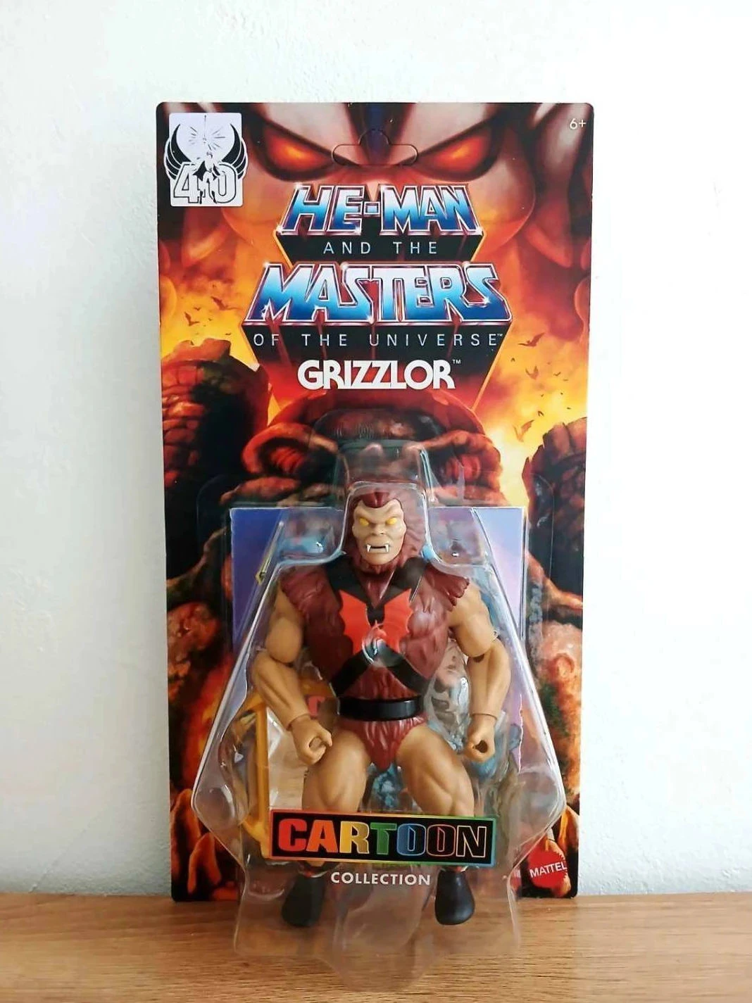 Figurine Grizzlor Cartoon Masters of the Universe Origins 14 cm Mattel